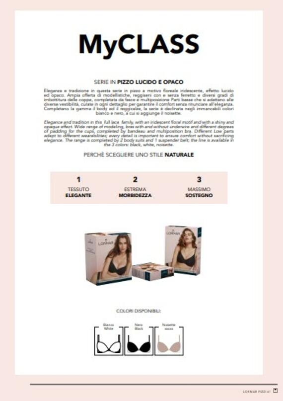 - REGGISENO DONNA PIZZO PUSH UP DESIDERIO PIZZO